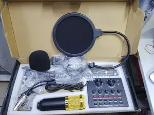 Bm800 Studio Mic + V8 Live Sound Card Podcast Recording Kit