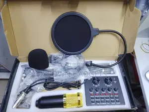 Bm800 Studio Mic + V8 Live Sound Card Podcast Recording Kit