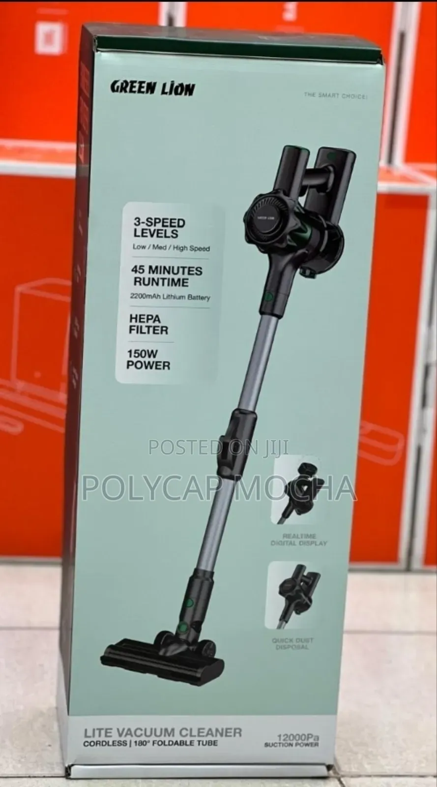 Green Lion Cordless Vaccum Cleaner Lite