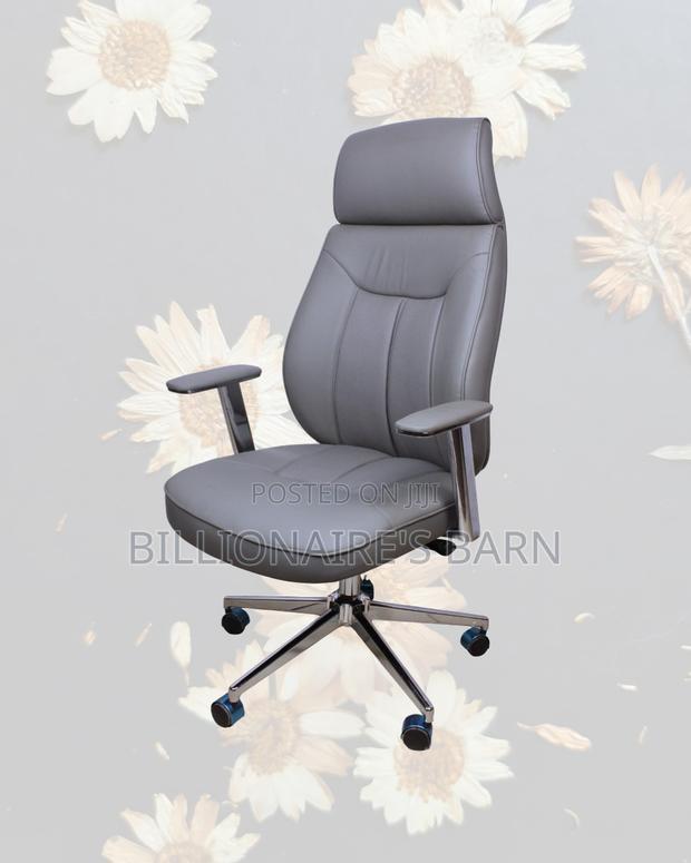 Breathable Leather Chair Executive Hot | Perfect for Home Office - thumbnail 2