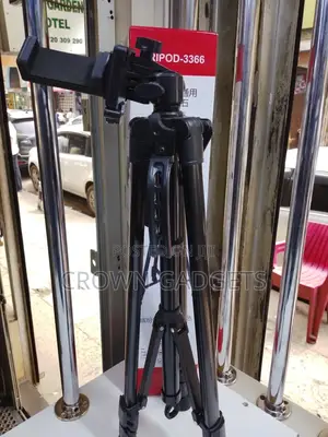 Universal Tripod-3366 Camera Smartphone Stand With Pan Head