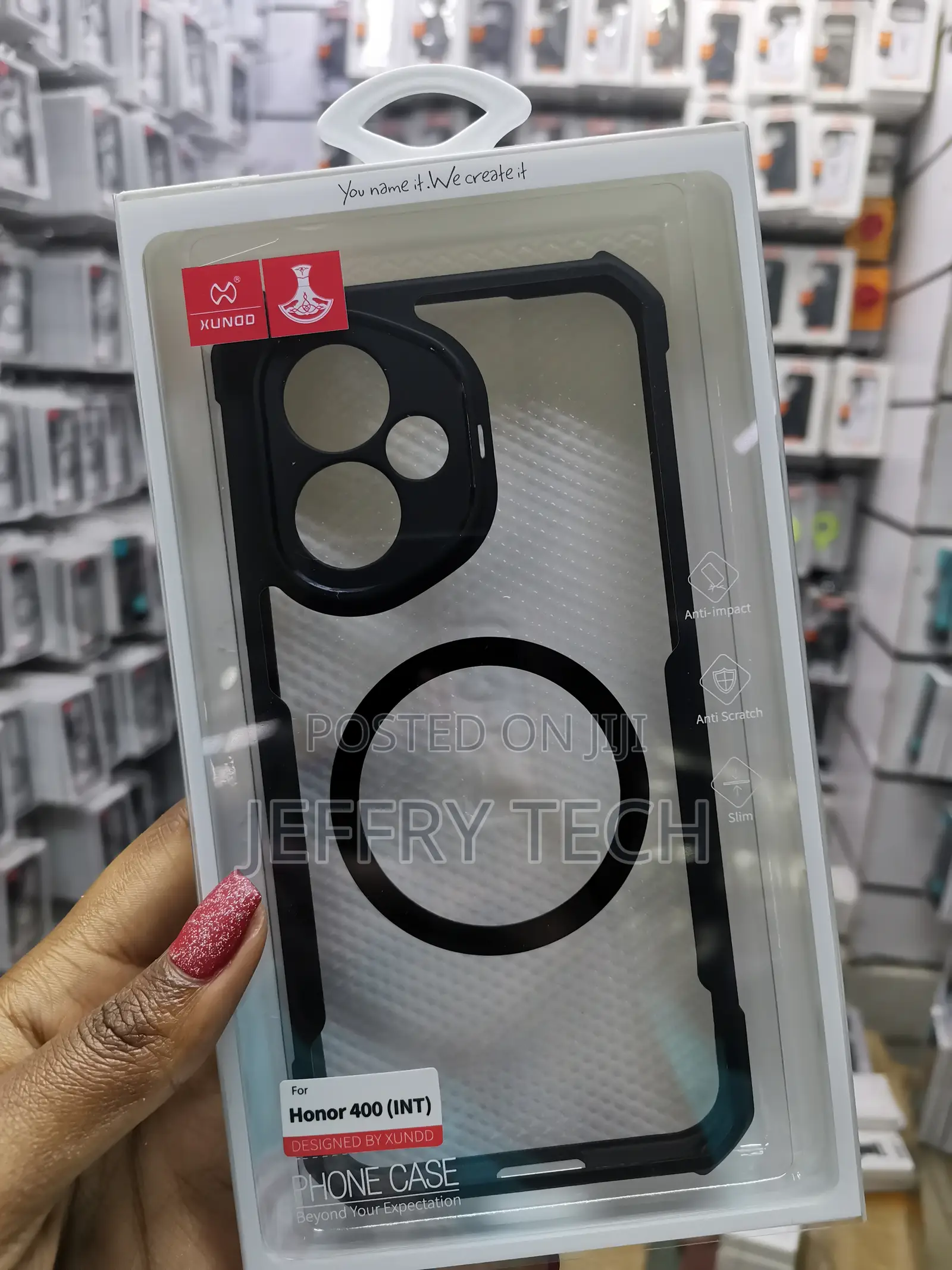 Effcotuo Hard Pc Xunnd Case Magnetic Case for Honor 400 Int