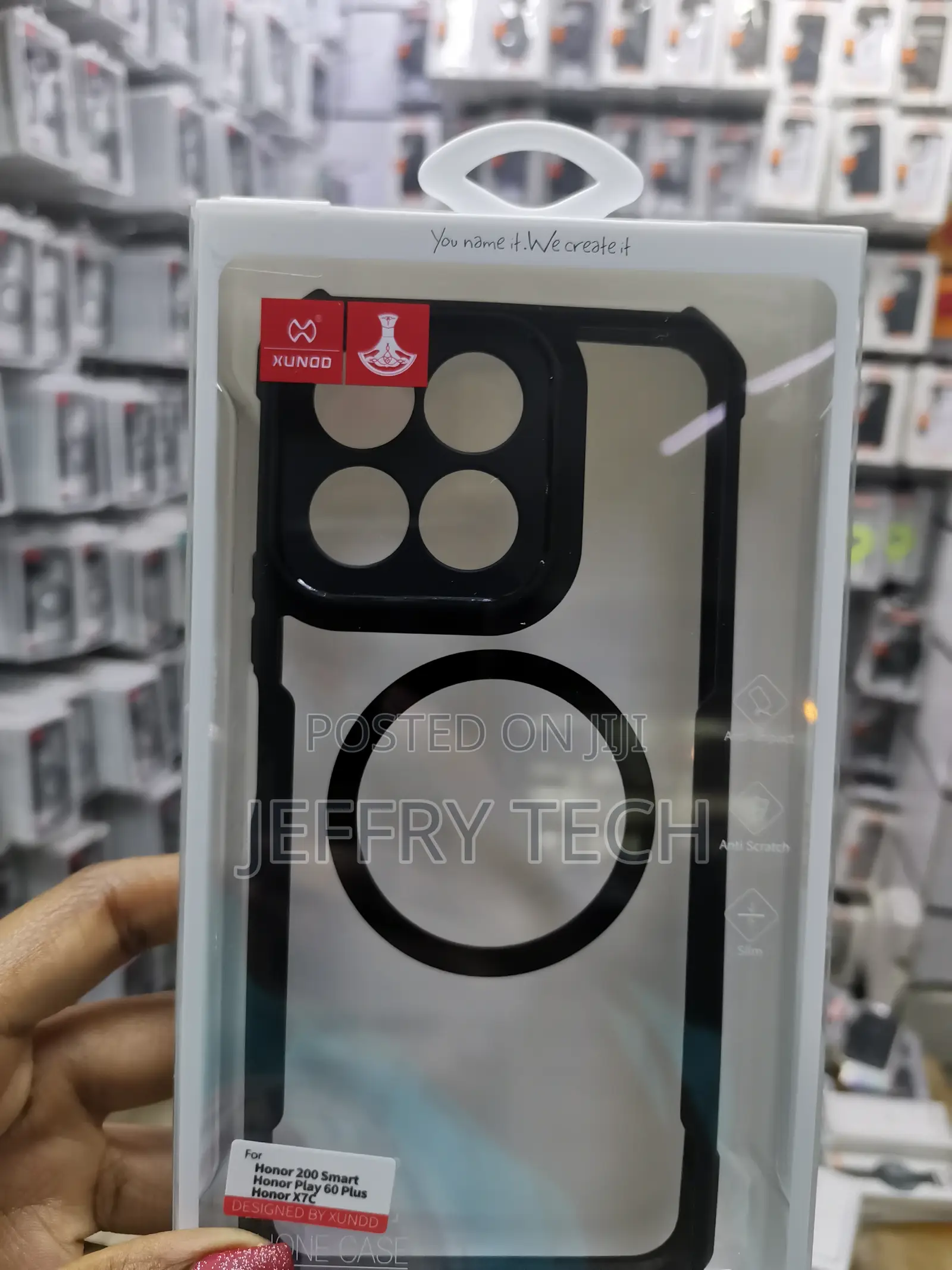 Mikky Xunnd Hard Pc Magnetic Cover for Honor 200 Smart