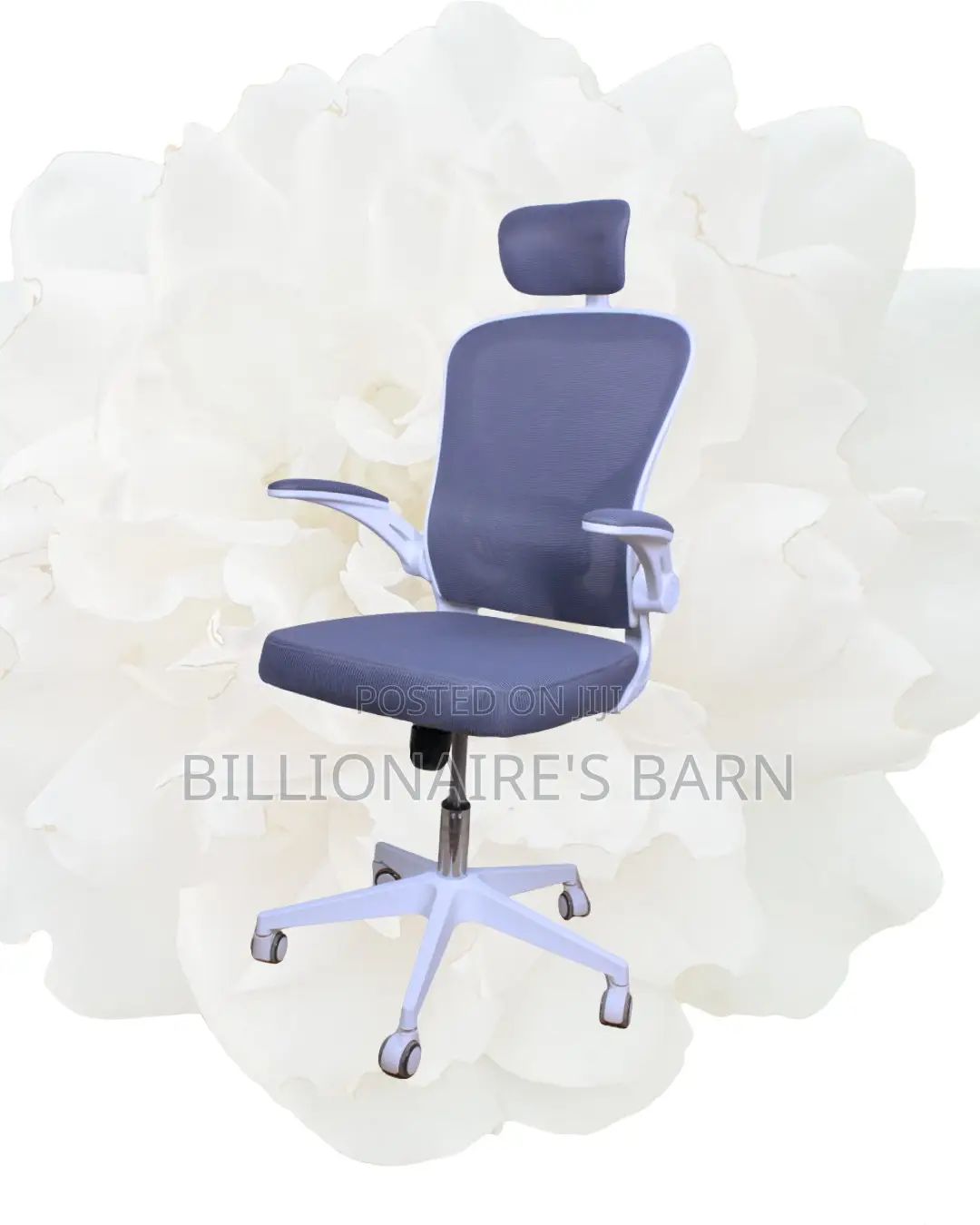 Swivel Ergonomic White Lumbar | | Comfort Meets Style