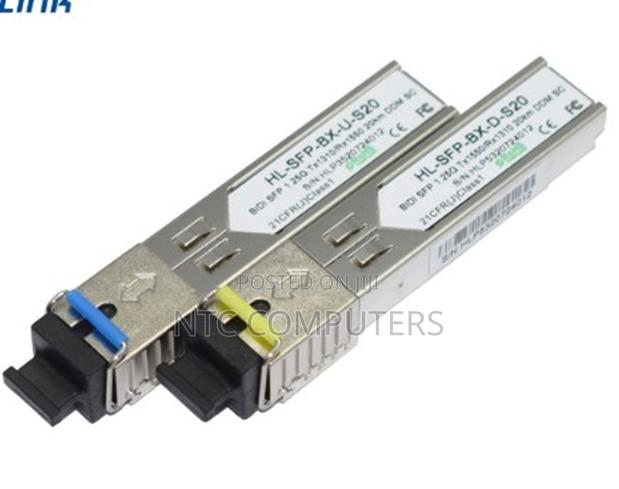 Bidi SFP 1.25g 20km – Gigabit Single Fiber Transceiver -