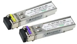 2 Pairs 80km SFP 1.25g Bidi Single Mode Fiber Module .