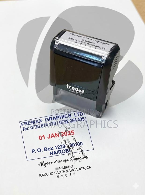 Compact Office Stamp – Clean Efficient - main view