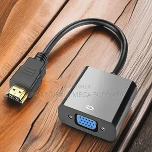 Hdmi to Vga Adapter for Laptop Desktop Pc Monitor Display
