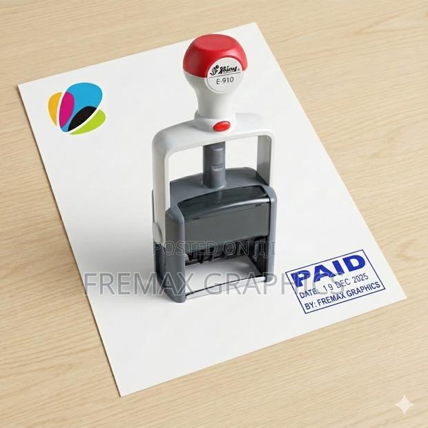 Custom Rubber Stamps – Clean Finish - main view