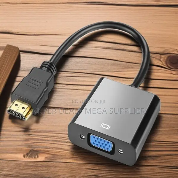 Hdmi to Vga Adapter Cable for Laptop Pc Display Use