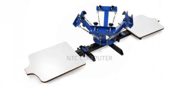 4 Color 2 Station Screen Printer