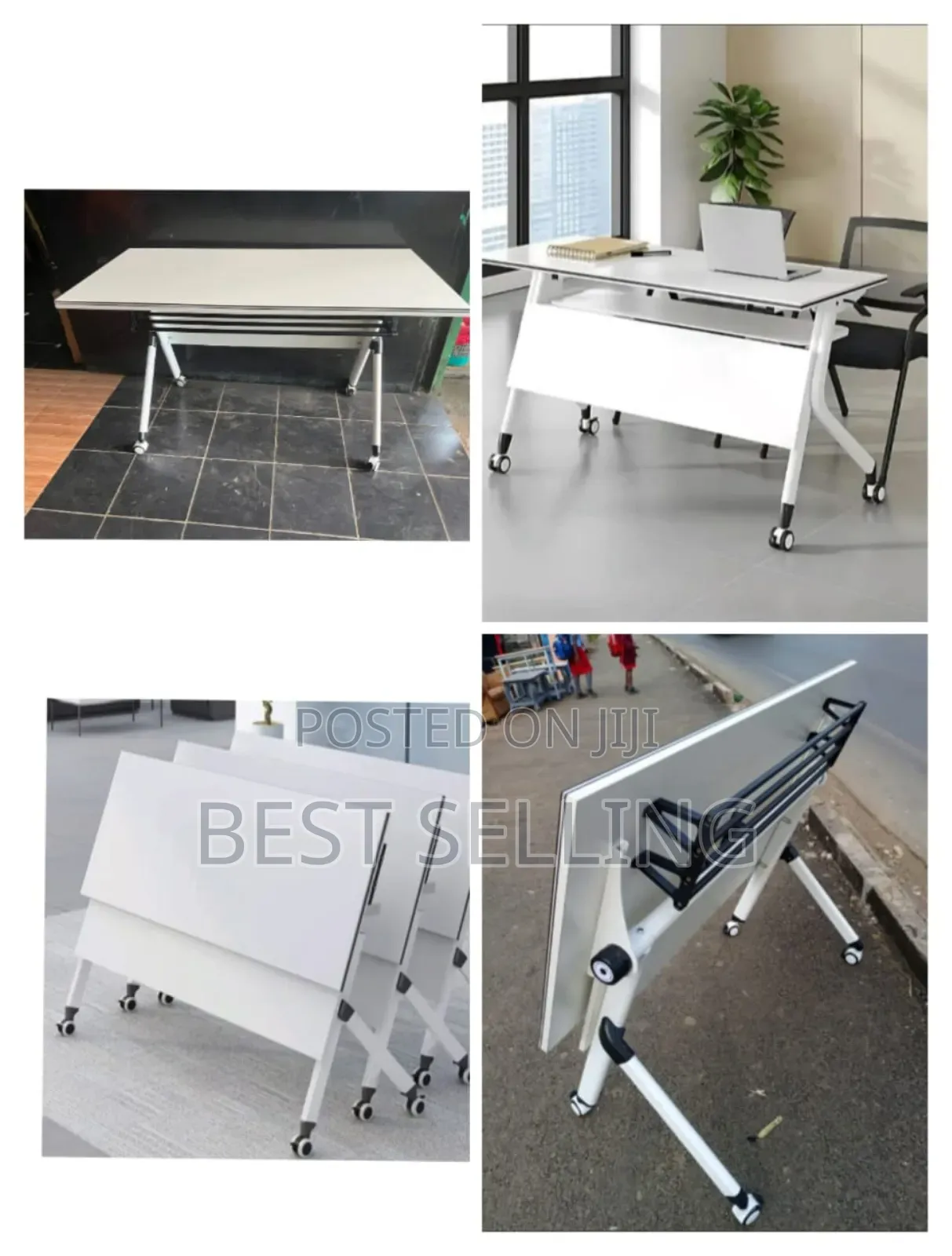 White Folderable Table