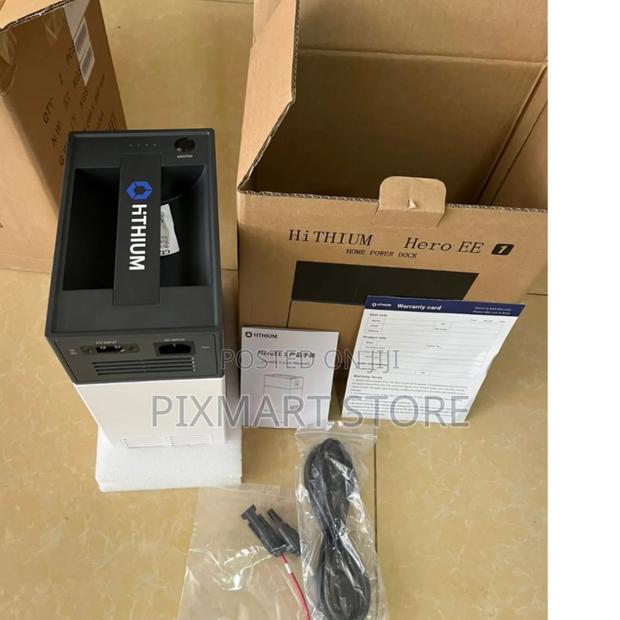 Solar Power Bank With Inverter - 1004wh Lithium Battery 200w Ups