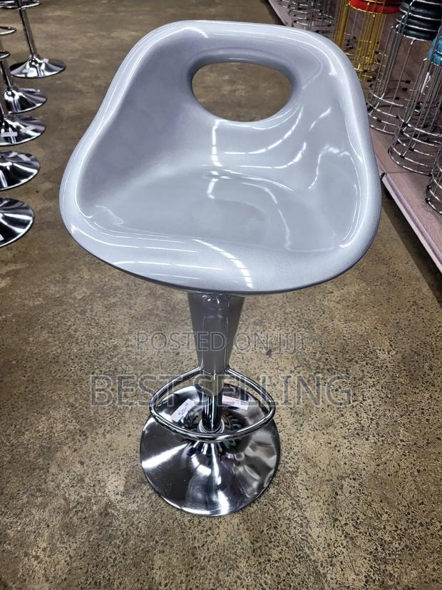 White Grey Barstool