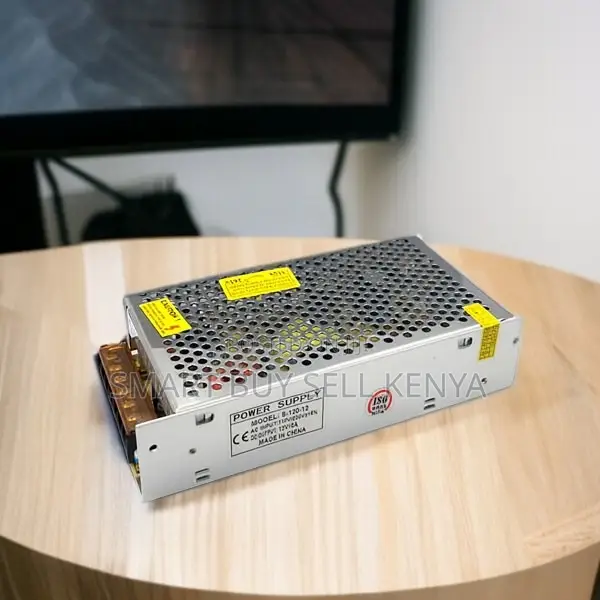 12v 10 Amps CCTV Psu With Adjustable Output Metal Enclosure