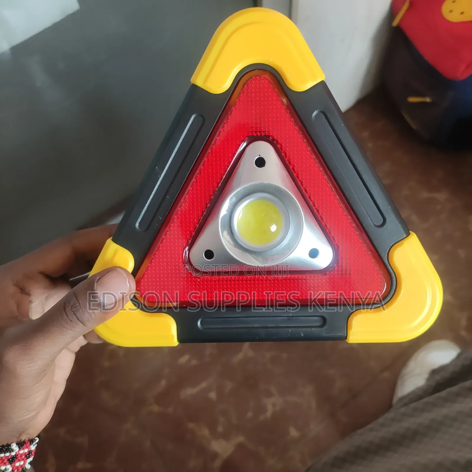 Car Safety Triangle Emergency Hazard Work Lights Cob Led Warning Light