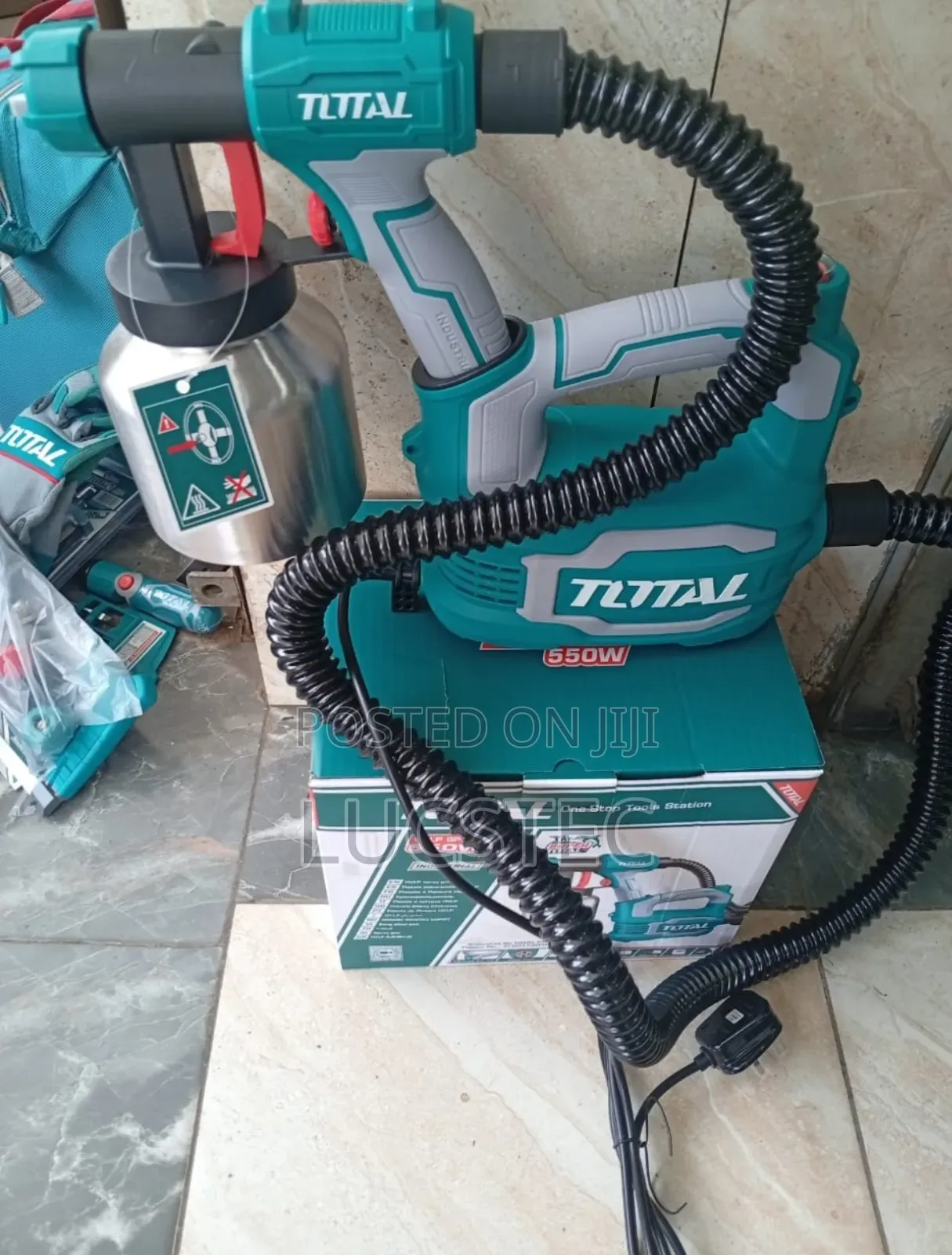 Floor Based Electric Spray Gun