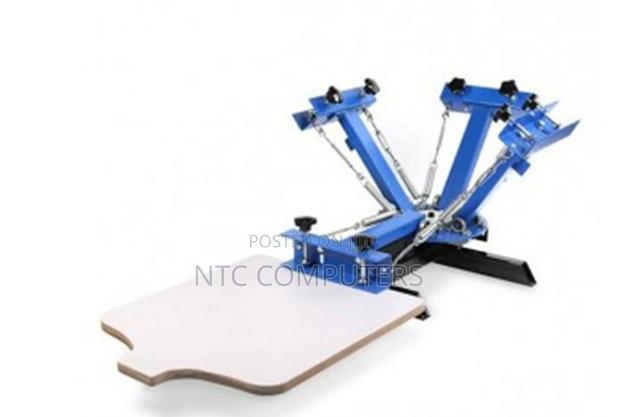 4 Color 1 Station Screen Printer - main view