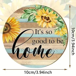 6 Pcs Sunflower Drink Coaster