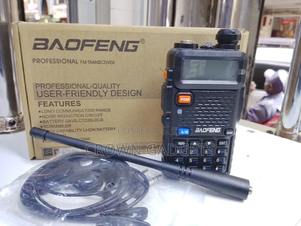 Baofeng Uv-5r Rechargeable Dual Band Walkie Talkie