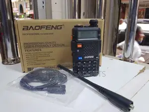 Baofeng Uv-5r Two-Way Radio With Led Flashlight Extended Battery