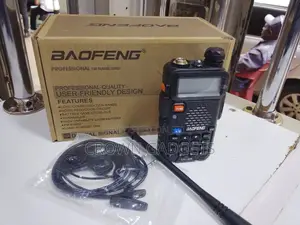 Baofeng Uv-5r Two-Way Radio With Led Flashlight Extended Battery
