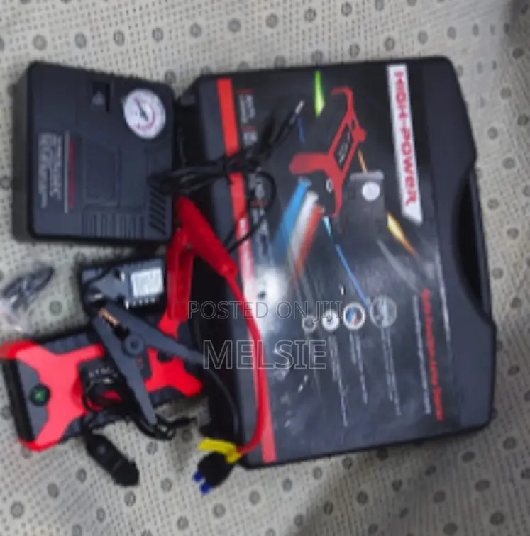 Jump Starter With Air Compressor High Power Multi-Function