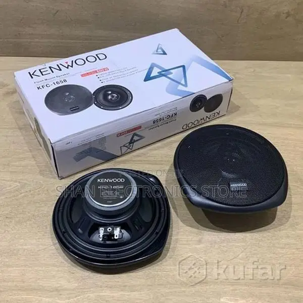 Kenwood 500w 6" Inch KFC-1658 Flush Mount Car Speakers. 6 X 6 -2pcs