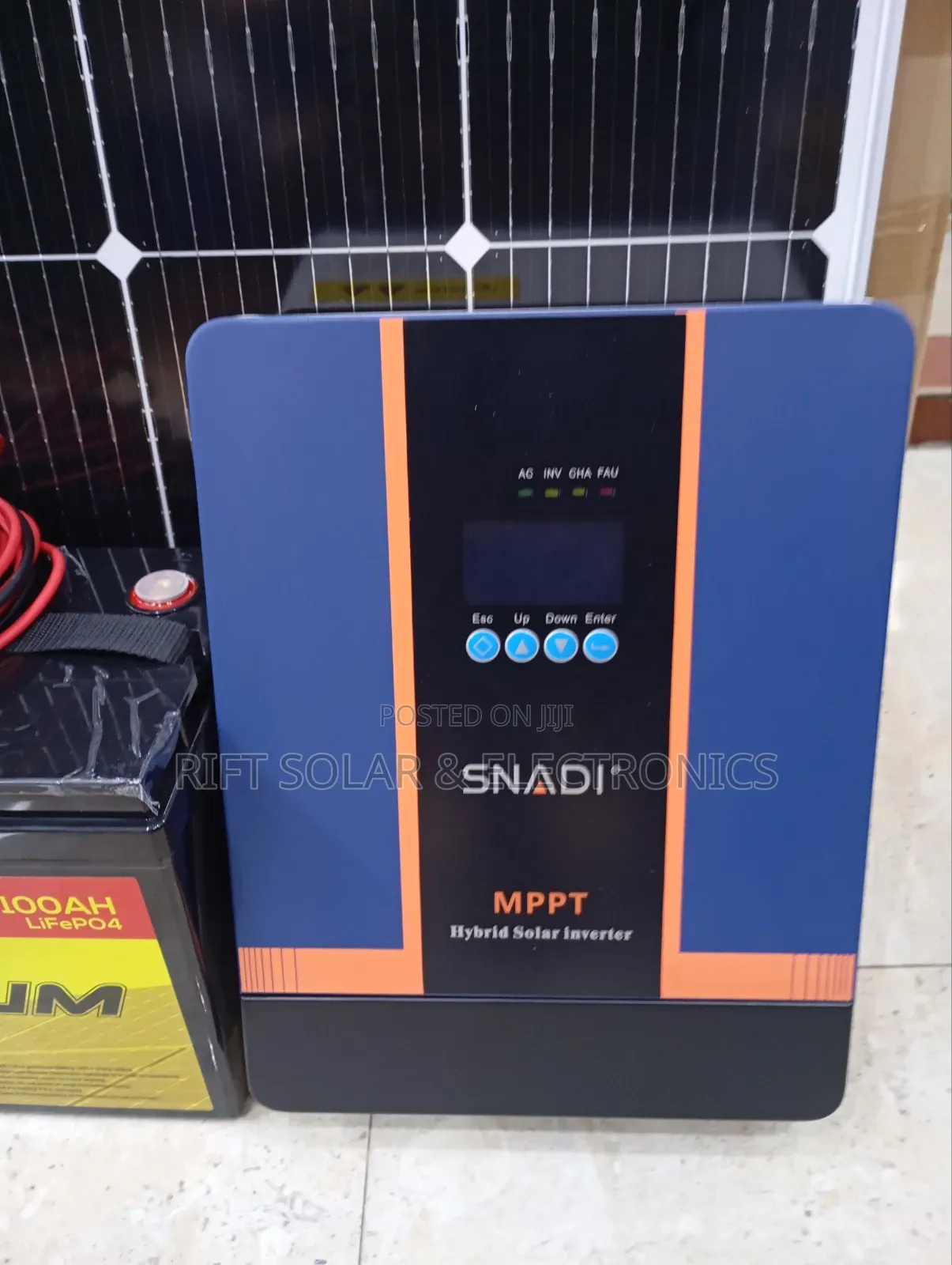 1.2kva Home Grid Domestic Solar Package - 550w Solar -100ah Lithium