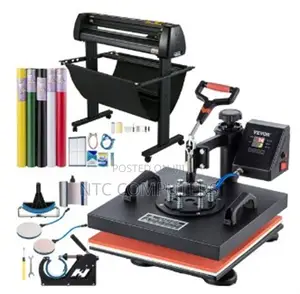 14" Vinyl Cutter Plotter Heat Press 8in1 Transfer Machine