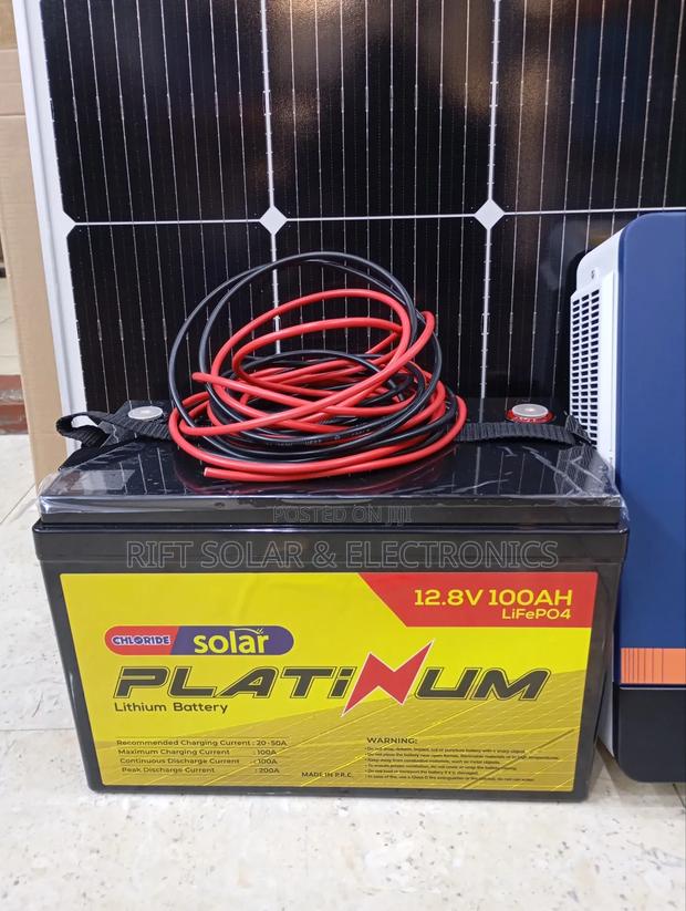 550w Solar - 100ah Lithium Battery - 1.2kva Hybrid Inverter Full Kit - thumbnail 4