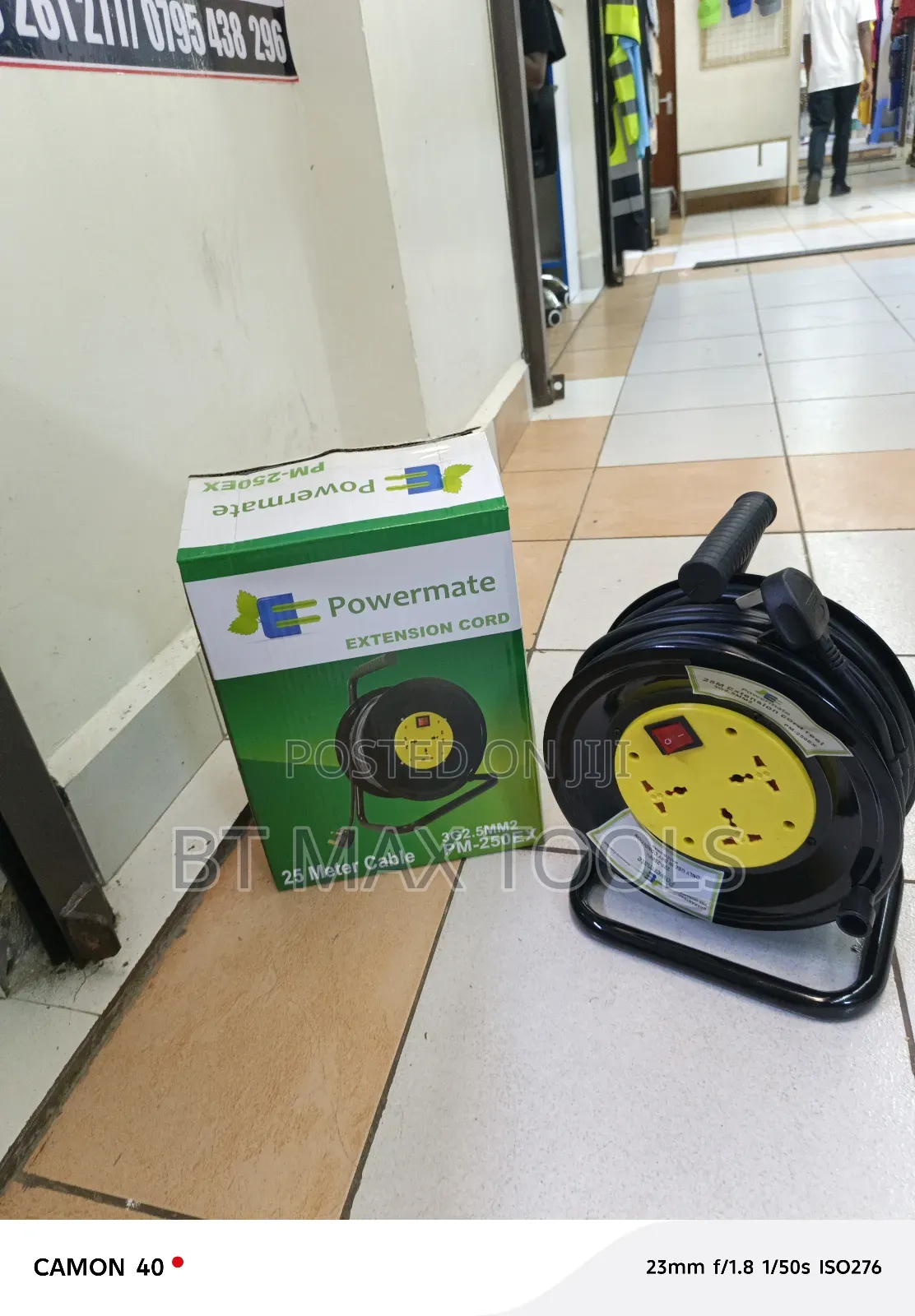 Extension Cord 25m 2.5mm