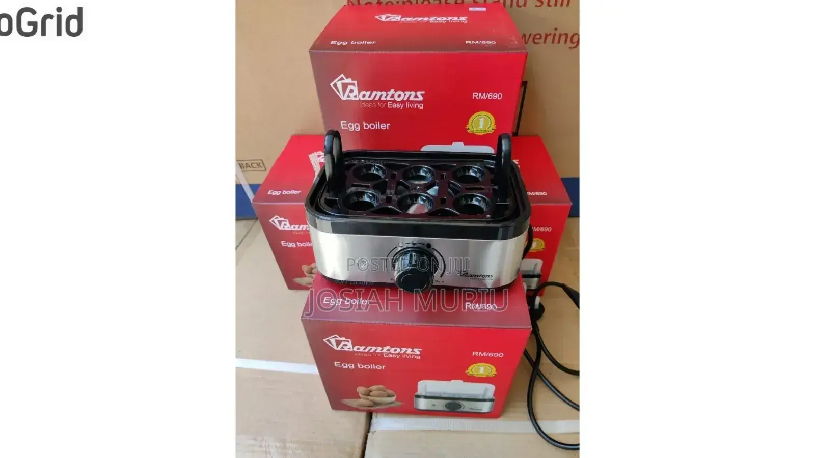 Brand New Ramtons Rm690 Egg Cooker