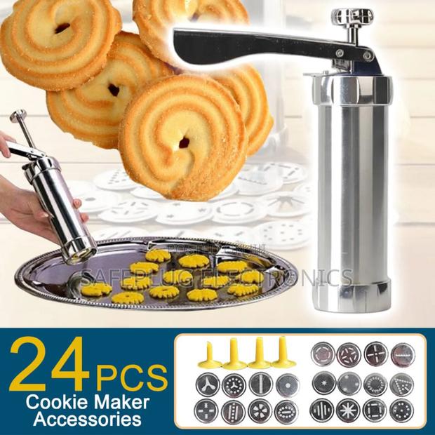 Stainless Steel 24-Design Cookie Biscuit Maker Machine - main view