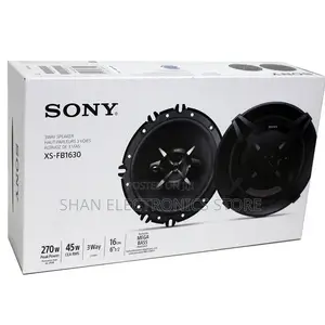 Car Speaker. Sony Xs-Fb1630 6" (16cm) 3-Way Coaxial Car Speakers.