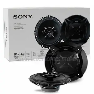 Sony Car Speakers 6 Inches 3-Way 270w Coaxial 16cm Mega Bass Xs-Fb1630