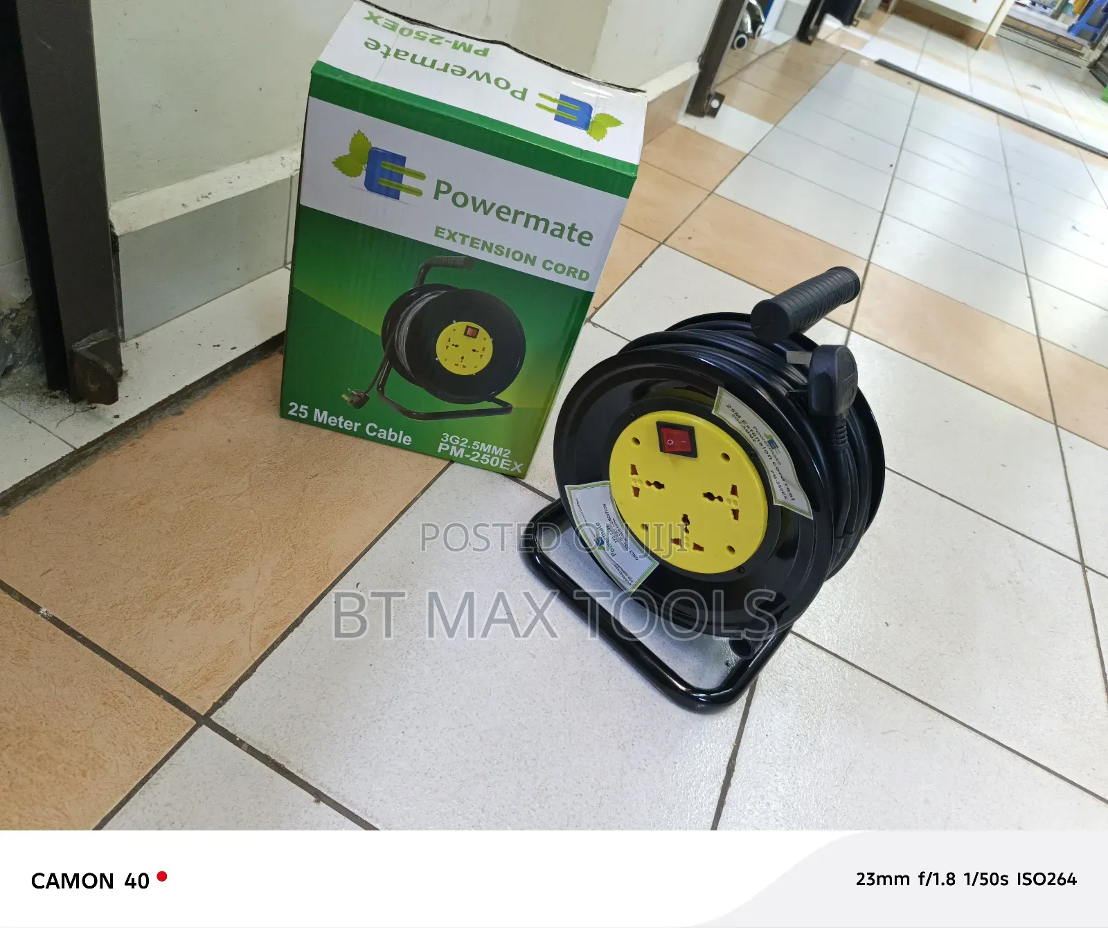 Corded Extension Reel 25m