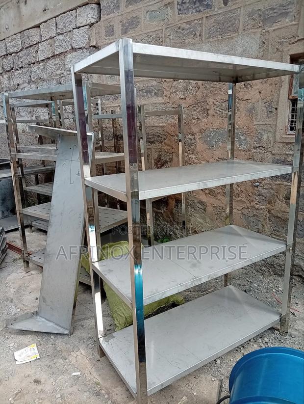 Stainless Steel Kitchen Rack 4 Tier - main view