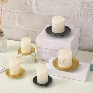 Gold Black Fancy Candle Holders - thumbnail 2