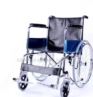 Foldable Standard Wheelchair With Stainless Steel Wheels