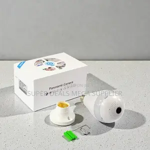 360 Panoramic 1080p Motion Detection Home Security Wifi Bulb Camera