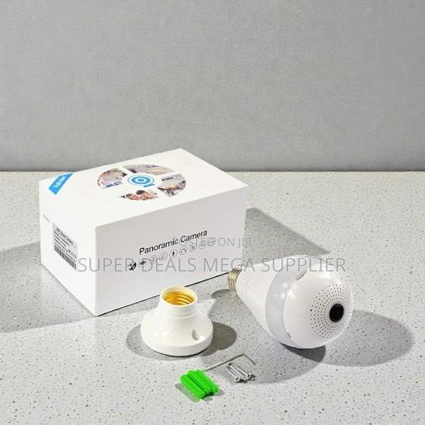 360 Panoramic 1080p Motion Detection Home Security Wifi Bulb Camera