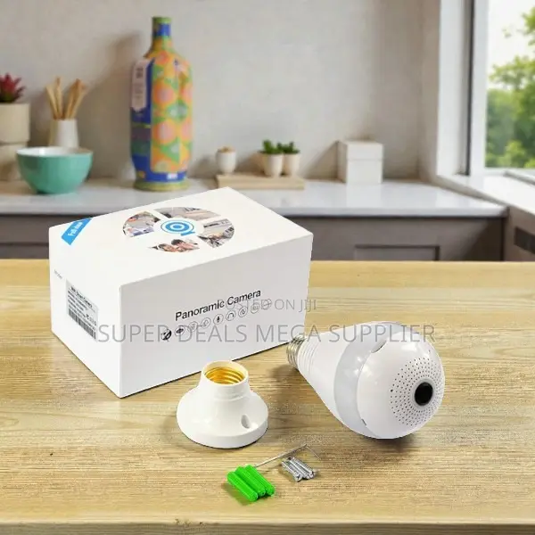 360 Degree 1080p Hd Easy Installation Home Security Wifi Bulb Camera