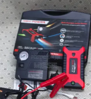 High Power 99800mah Jump Starter With Air Pump and Dual Usb Outputs