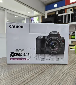 Canon Eos Rebel Sl3 DSLR Camera With 18-55mm Lens (Open Box)
