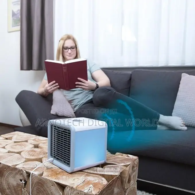 Portable Ultra Usb Air Cooler Cooling Fan Indoor Humidifier 3 Speed