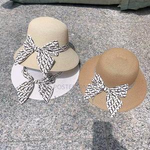 Ladies Summer Hat With Ribbon  Details