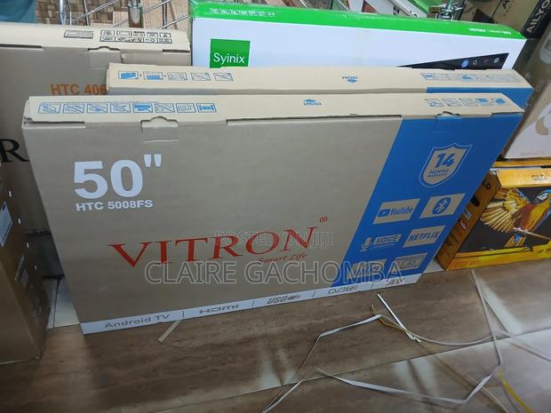 Vitron 50 Inch Frameless Bluetooth Inbuilt Decoder Uhd Android Tv - main view