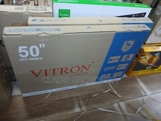 Vitron 50 Inch Frameless Bluetooth Inbuilt Decoder Uhd Android Tv - thumbnail 3