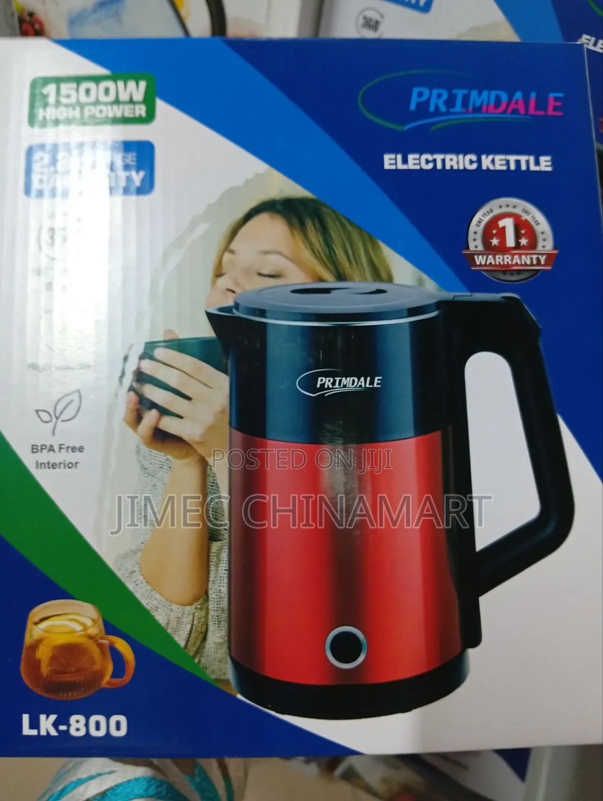 Red Wine 2.3l Electric Kettle